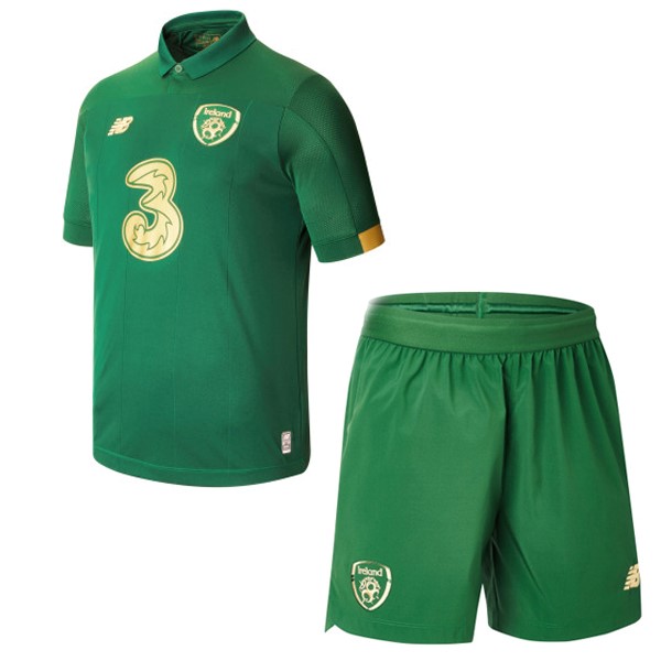 Camiseta Irlanda 1ª Kit Niño 2020 Verde